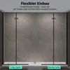 Duschabtrennung Walk in Falttür Dusche 70 x 185cm Faltbar & Produktbild-Vorschau 6