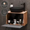 Waschtischunterschrank Astra 60 cm gold eiche / anthrazit Produktbild-Vorschau 4