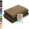 Duschtücher 2er Set, 70x140 cm, braun, Baumwolle Produktbild-Vorschau 1