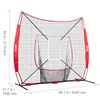 VEVOR 244 x 106 x 211 cm rete per allenamento baseball Anteprima dell’immagine prodotto 8