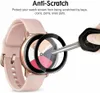 A hand is holding a car key and demonstrating its scratch potential on a watch screen protector. Produktbild-Vorschau