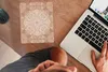 MuchoWow® Mauspad Mousepad Henna - Mandala - Schablonen Produktbild-Vorschau 3