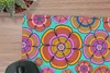 MuchoWow® Mauspad Mousepad Design - Flower Power - Farben Produktbild-Vorschau 2