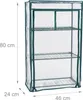 Relaxdays Balkon Gewächshaus, 1er Pack, PVC-Folie, Stahl, Produktbild-Vorschau 4