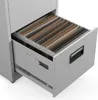 A partially opened filing cabinet drawer filled with hanging file folders. Anteprima dell’immagine prodotto