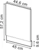 A diagram showing the dimensions of a product. Náhled obrázku produktu
