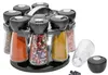 KÜCHENPROFI Gewürzständer mit 8 Gläsern schwarz Produktbild-Vorschau 1