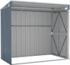 vidaXL Abri de jardin Gris 118x194x178 cm Acier galvanisé Voir les images du produit 6