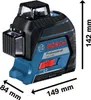 Bosch GLL 3-80 Professional Linienlaser im Koffer Produktbild-Vorschau 11