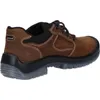 A side view of a brown work shoe. Produktbild-Vorschau