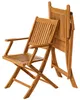 CASARIA® 2er Set Gartenstuhl Balkonstuhl Holz Sydney Produktbild-Vorschau 8
