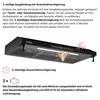 KB ELEMENTS Dunstabzugshaube unterbau 90cm, unterbauhaube Produktbild-Vorschau 3
