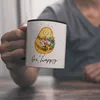 Pummel Biene Kaffeebecher in schwarz mit Spruch Bee happy Produktbild-Vorschau 6