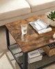 Stolik kawowy VASAGLE z dużą półką, 106,2 x 45 x 60,2 cm, Podgląd zdjęcia produktu 2