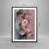 Gerahmtes Poster - Schwarzer Rahmen - Blumen Schmetterling Produktbild-Vorschau 5
