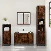 vidaXL Set di mobili da bagno a 3 pezzi in legno di quercia Anteprima dell’immagine prodotto 3
