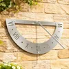 DanDiBo Cadran solaire de jardin en acier inoxydable mural Voir les images du produit 1
