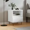 vidaXL Nachttisch Weiß 40x35x50 cm Holzwerkstoff Produktbild-Vorschau 1