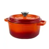Eisentopf mit Deckel 2,2 L Vintage Cuisine Orange Ombre Produktbild-Vorschau 6