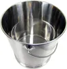 A stainless steel bucket with a handle, seen from a top-down perspective against a white background. Produktbild-Vorschau