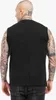 T-shirt uomo senza maniche regular fit ALEMADA Nero/Bianco Anteprima dell’immagine prodotto 2