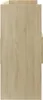 A close-up view of a wooden sideboard with a light oak finish. Produktbild-Vorschau