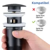 Homelody Wasserhahn Bad Schwarz,Waschtischarmatur Produktbild-Vorschau 16