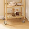 SoBuy Küchenwagen mobile Küchenlösung mit Schublade Natur Produktbild-Vorschau 9
