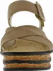 Rieker Damen-Wedges-Sandalette mit Keilabsatz Beige-Braun, Produktbild-Vorschau 52