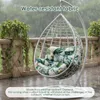 Outdoor-Schaukelstuhlkissen,Wasserdicht Hängeschaukel Produktbild-Vorschau 6