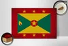 Holzschild Flagge Grenada 30x20cm Flag of Grenada Vintage Produktbild-Vorschau 2