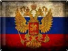 Blechschild Flagge Russland, 40 x 30 cm, Blechschilder Produktbild-Vorschau 1