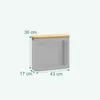 Relaxdays Toilettenpapier Aufbewahrung, 12 Rollen, HxBxT: Produktbild-Vorschau 4
