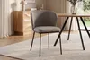 riess-ambiente Stuhl LYON grau beige schwarz Chenille Produktbild-Vorschau 2