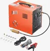 A high-pressure air compressor and its accessories are displayed against a white background. Produktbild-Vorschau