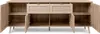Sideboard Kommode groß Bali | Sonoma Eiche / Rafia Geflecht Produktbild-Vorschau 2