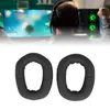 A person playing a video game is shown in the background, with two ear pads in the foreground. Náhled obrázku produktu
