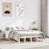 Massivholzbett ohne Matratze 140x200 cm Kiefernholz Produktbild-Vorschau 2