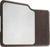 A product shot of a wooden and metal cutting board. Voir les images du produit