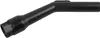 A black vacuum cleaner hose attachment on a white background. Produktbild-Vorschau