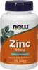 Zink 50 mg Zinkglukonat 250 Tabletten NOW FOODS Produktbild-Vorschau 1