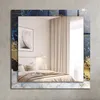 Dekospiegel - Wandspiegel mit Rahmen - Hängespiegel - 60x60 Produktbild-Vorschau 2