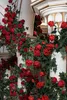 12 Stück Rot Künstliche Rosen, Künstliche Flanellblumen, Produktbild-Vorschau 7