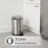 Pojemnik na kosmetyki ze szczotkowanej stali nierdzewnej 3L Podgląd zdjęcia produktu 12