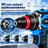 AJIEQAQ Wiertarko-wkrętarka udarowa 3 w 1 21V, Brushless, Podgląd zdjęcia produktu 5