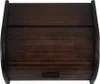 Kleiner Holz-Brotkasten Nussbaum 31x26x16cm – Polnisch Produktbild-Vorschau 4