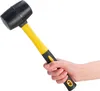 COM-FOUR® 2x Gummihammer mit Fiberglasschaft 560 g - GFK Produktbild-Vorschau 5