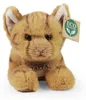 RAPPA Gatto di peluche sdraiato marrone e bianco 20 cm Anteprima dell’immagine prodotto 5