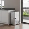 Odpadkový koš Relaxdays, 3 přihrádky, 60 l, vyjímatelné Náhled obrázku produktu 3