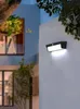 Aluminium Solar Wandleuchte Outdoor mit Bewegungsmelder Produktbild-Vorschau 3